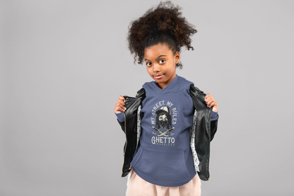 My Street My Rules Ghetto Warriors Kinder Hoodie Pullover Bio Baumwolle Hochwertig Langlebig - Mini Cruiser Hoodie 2.0 ST/ST SH