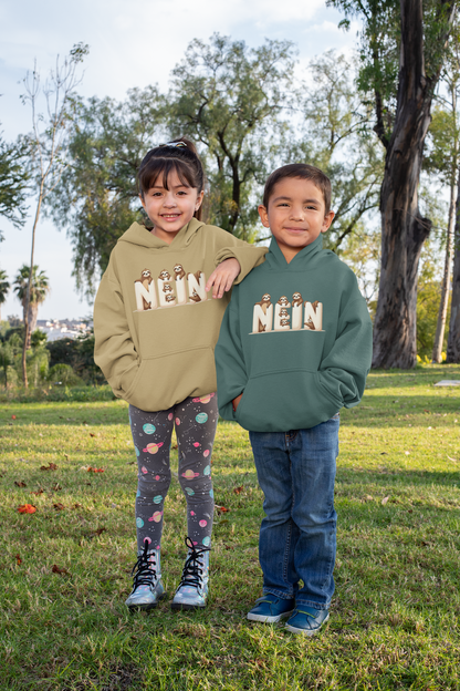 NEIN Faultiere Kinder Hoodie Pullover Bio Baumwolle Hochwertig Langlebig-Mini Cruiser Hoodie 2.0 ST/ST SH