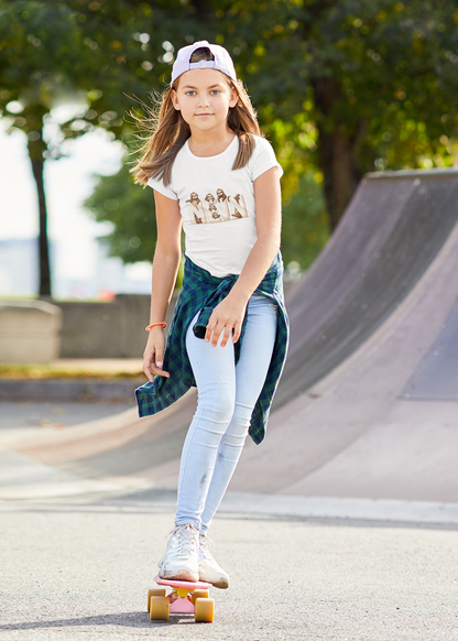 NEIN Faultiere - Kinder T-Shirt Kurzarm-Shirt Baumwolle Hochwertig Langlebig - T-Shirt Kids BC SH