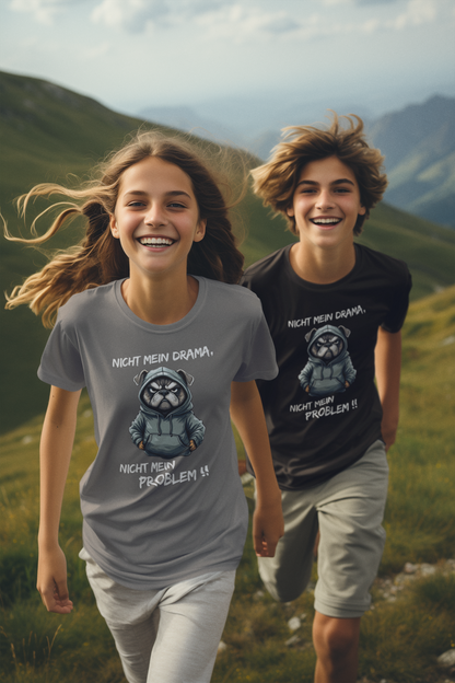 Not my drama, not my problem!! Dog Hoodie - Unisex Adult Organic Cotton T-Shirt Creator 2.0 ST/St SH