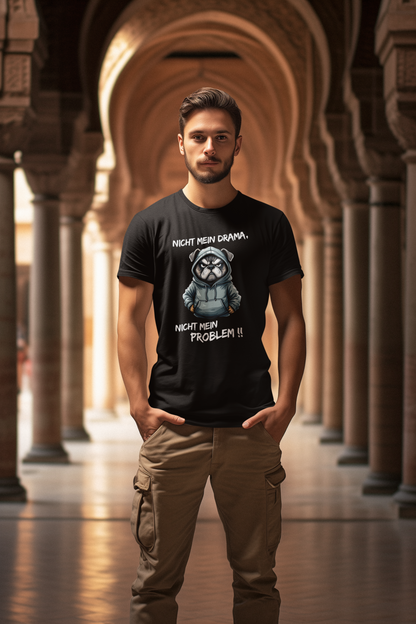 Not my drama, not my problem!! Dog Hoodie - Unisex Adult Organic Cotton T-Shirt Creator 2.0 ST/St SH