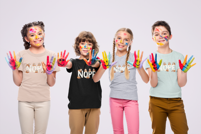 Nope Faultier - Kinder T-Shirt Kurzarm-Shirt Bio Baumwolle Hochwertig Langlebig - Mini Creator T-Shirt 2.0 ST/ST SH