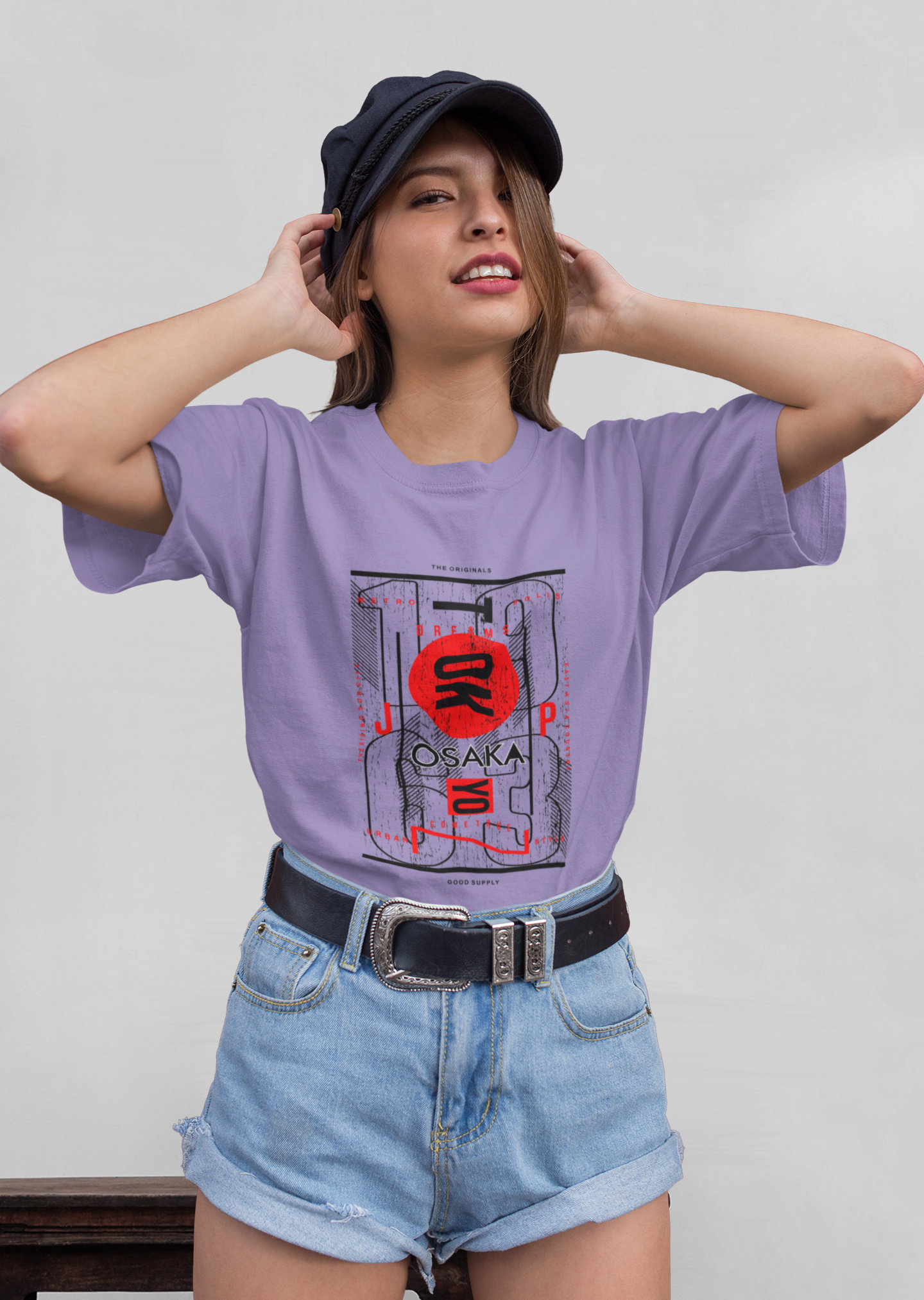 Osaka 1963 Front - Unisex Erwachsenen Bio Baumwolle Kurzarm Shirt Creator T-Shirt 2.0 ST/St SH