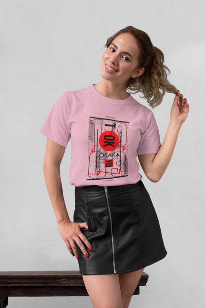 Osaka 1963 Front - Unisex Erwachsenen Bio Baumwolle Kurzarm Shirt Creator T-Shirt 2.0 ST/St SH