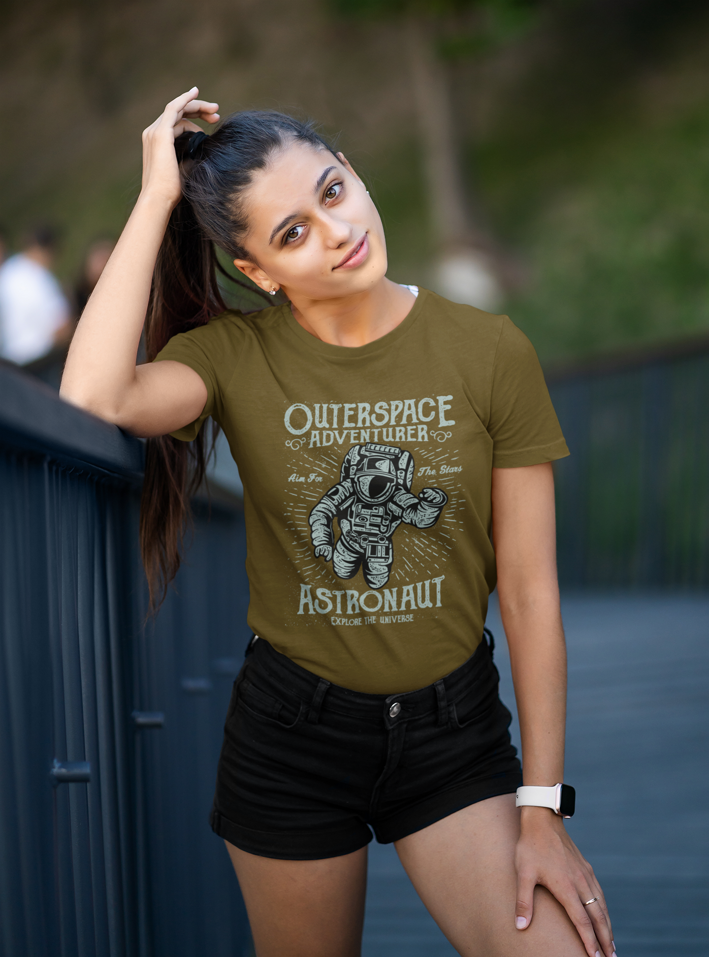 Aventurero espacial astronauta - Camiseta unisex de manga corta de algodón orgánico para adultos Creator T-Shirt 2.0 ST/ST SH