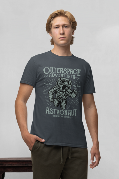 Aventurero espacial astronauta - Camiseta unisex de manga corta de algodón orgánico para adultos Creator T-Shirt 2.0 ST/ST SH