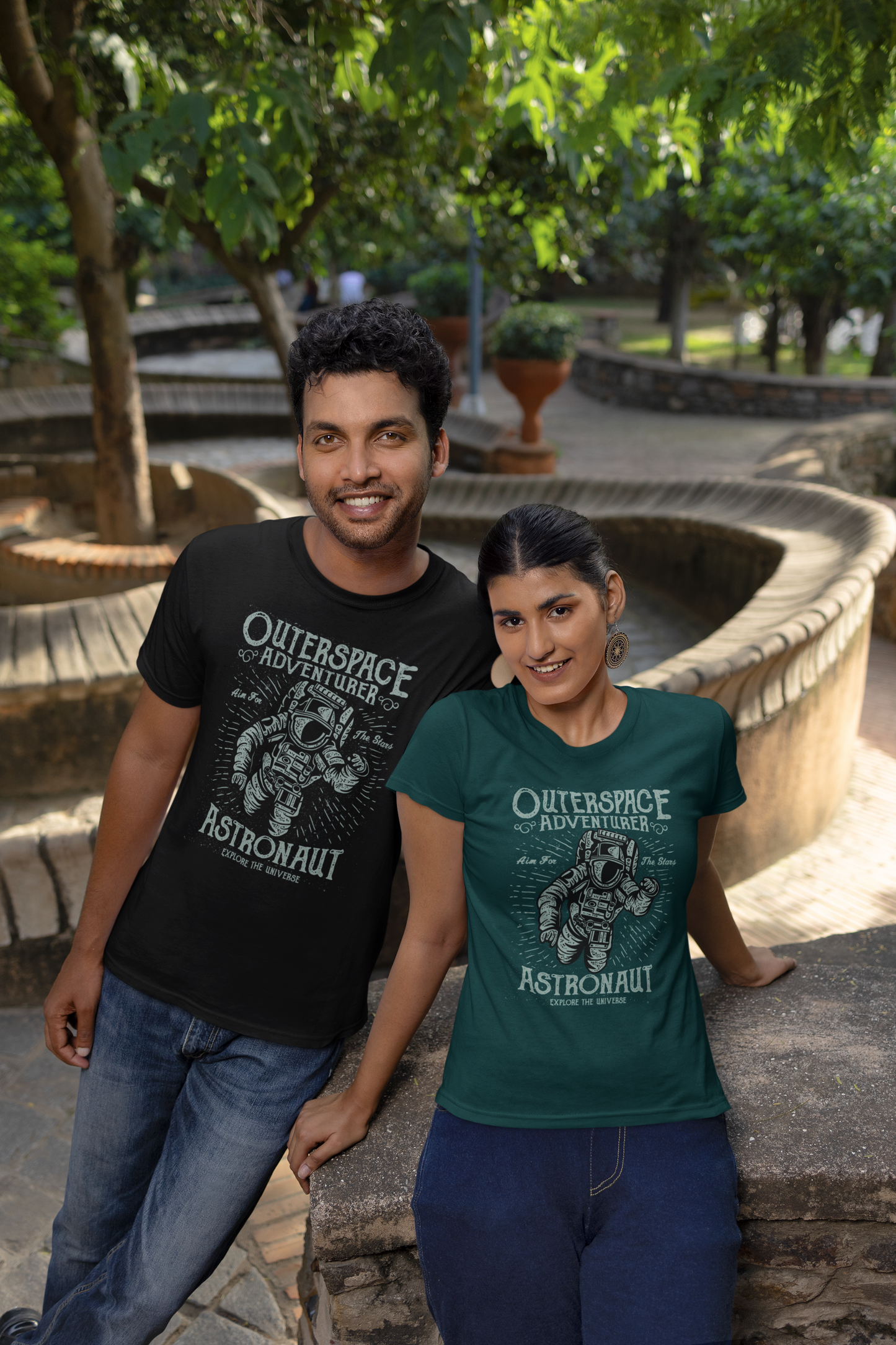 Aventurero espacial astronauta - Camiseta unisex de manga corta de algodón orgánico para adultos Creator T-Shirt 2.0 ST/ST SH