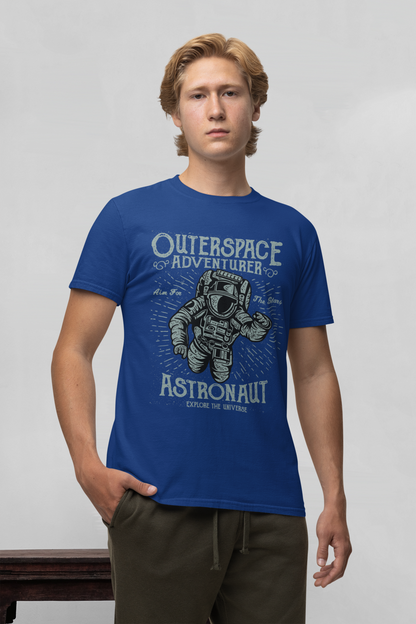 Aventurero espacial astronauta - Camiseta unisex de manga corta de algodón orgánico para adultos Creator T-Shirt 2.0 ST/ST SH