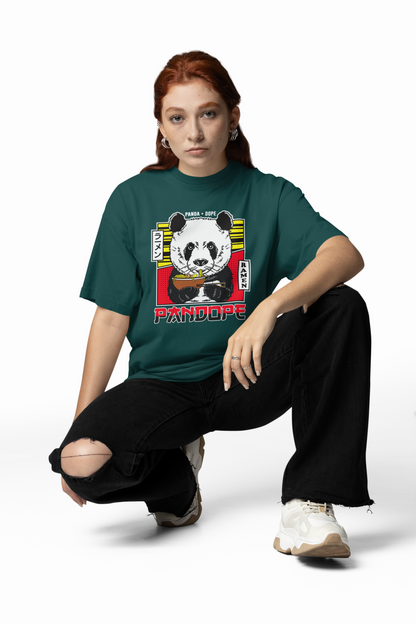 PANDOPE Streetwear Frontprint - Freestyler Bio Oversized Unisex T-Shirt Erwachsenen SH