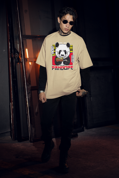 PANDOPE Streetwear Frontprint - Freestyler Bio Oversized Unisex T-Shirt Erwachsenen SH