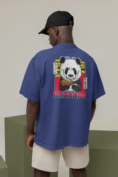 PANDOPE Streetwear Backprint - Freestyler Bio Oversized Unisex T-Shirt Erwachsenen SH