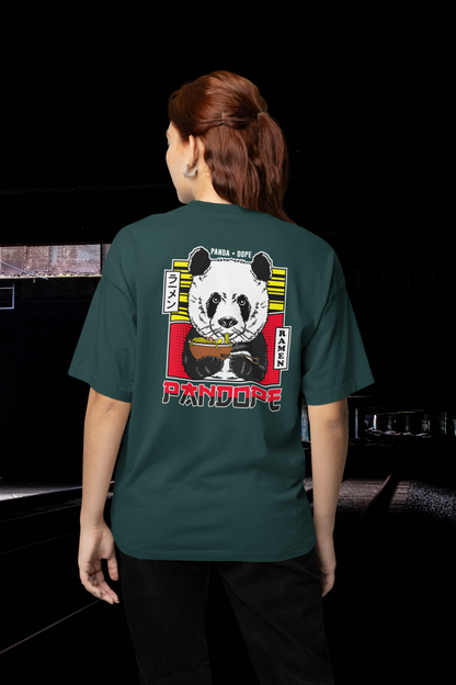 PANDOPE Streetwear Backprint - Freestyler Bio Oversized Unisex T-Shirt Erwachsenen SH