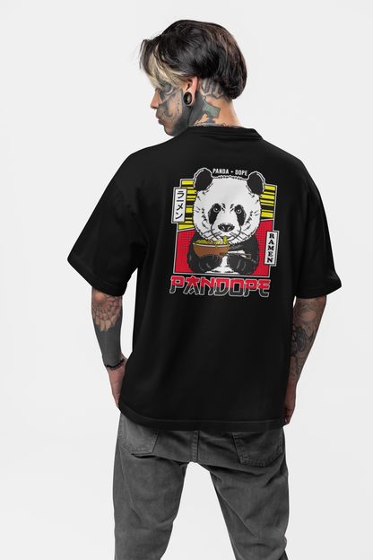PANDOPE Streetwear Backprint - Freestyler Bio Oversized Unisex T-Shirt Erwachsenen SH
