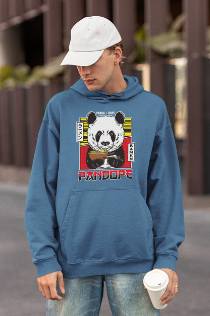 Sudadera unisex extragrande orgánica con estampado frontal PANDOPE Streetwear - Slammer para adultos SH - Sudadera unisex extragrande orgánica 2.0