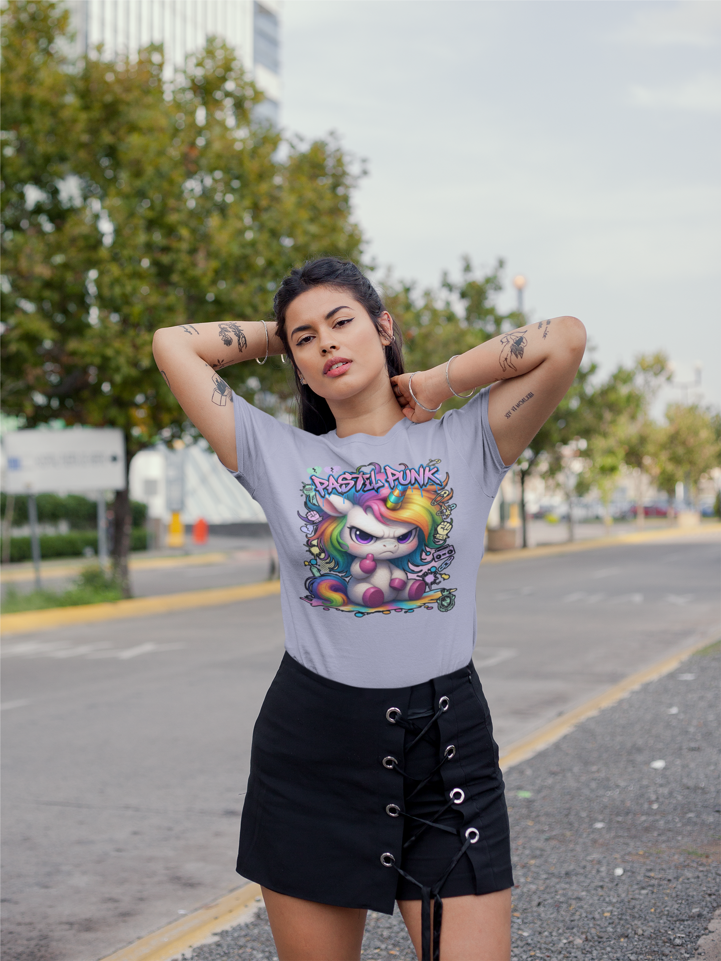 PASTEL PANK URBAN STYLE Kryot Streetwear - Creator Unisex Bio T-Shirt Erwachsenen SH