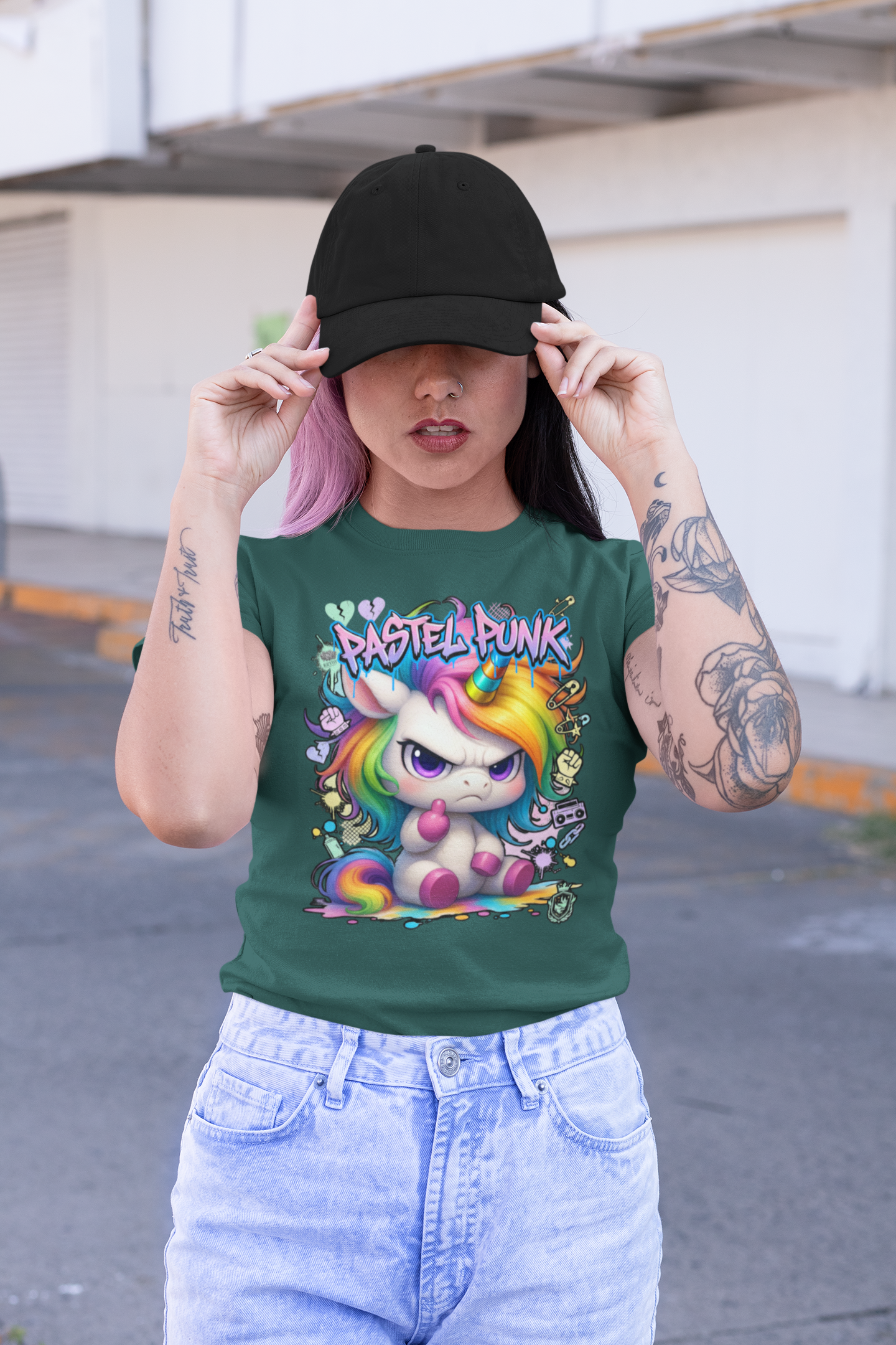 PASTEL PANK URBAN STYLE Kryot Streetwear - Creator Unisex Bio T-Shirt Erwachsenen SH