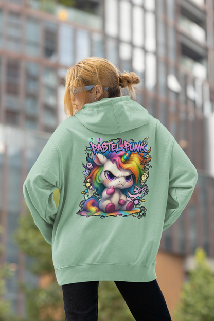 PASTEL PUNK URBAN STYLE Kryot Streetwear - Slammer Bio Oversized Unisex Hoodie Erwachsenen SH