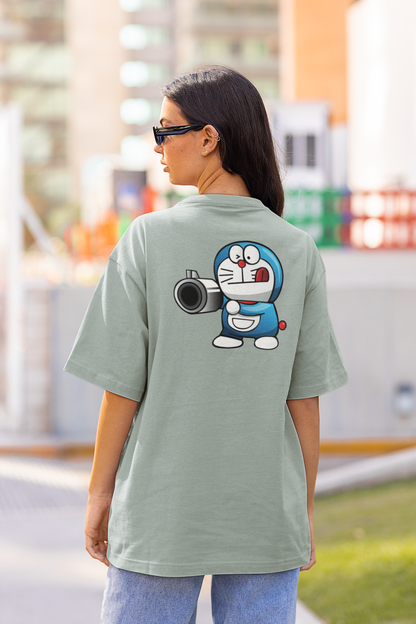 PISTOLERO Streetwear Backprint - Freestyler Bio Oversized Unisex T-Shirt Erwachsenen SH