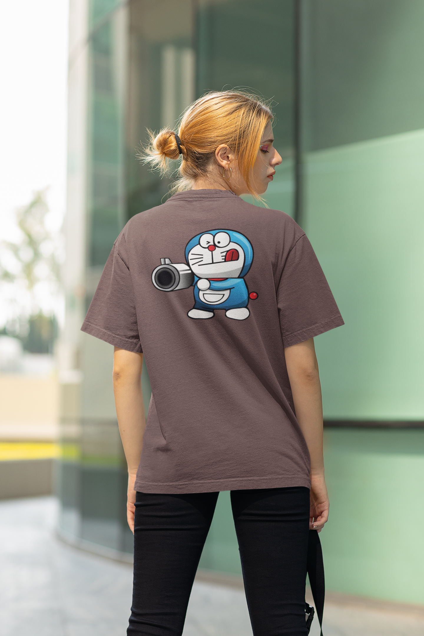 PISTOLERO Streetwear Backprint - Freestyler Bio Oversized Unisex T-Shirt Erwachsenen SH