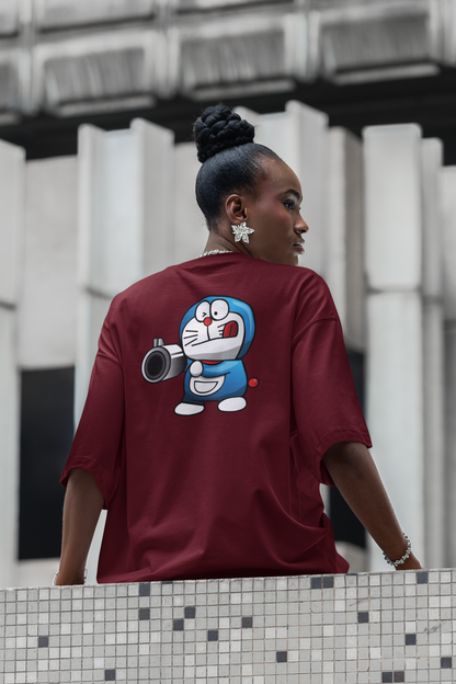 PISTOLERO Streetwear Backprint - Freestyler Bio Oversized Unisex T-Shirt Erwachsenen SH