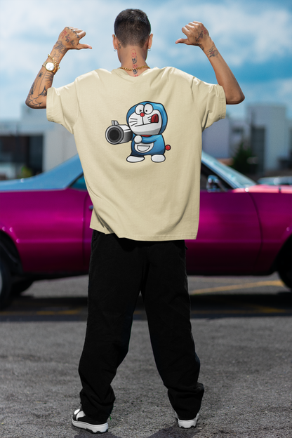 PISTOLERO Streetwear Backprint - Freestyler Bio Oversized Unisex T-Shirt Erwachsenen SH