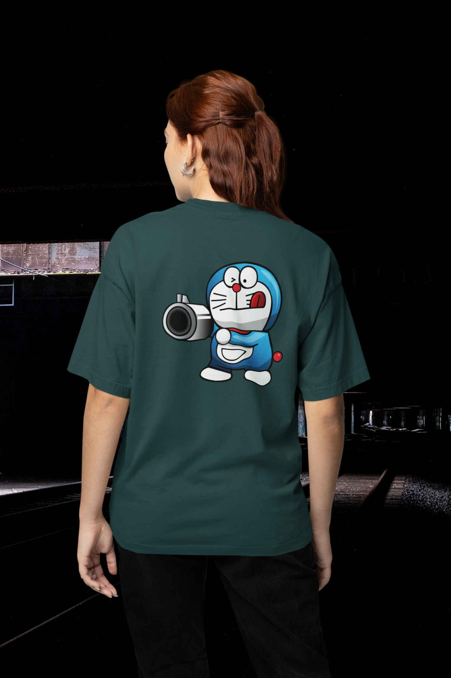 PISTOLERO Streetwear Backprint - Freestyler Bio Oversized Unisex T-Shirt Erwachsenen SH