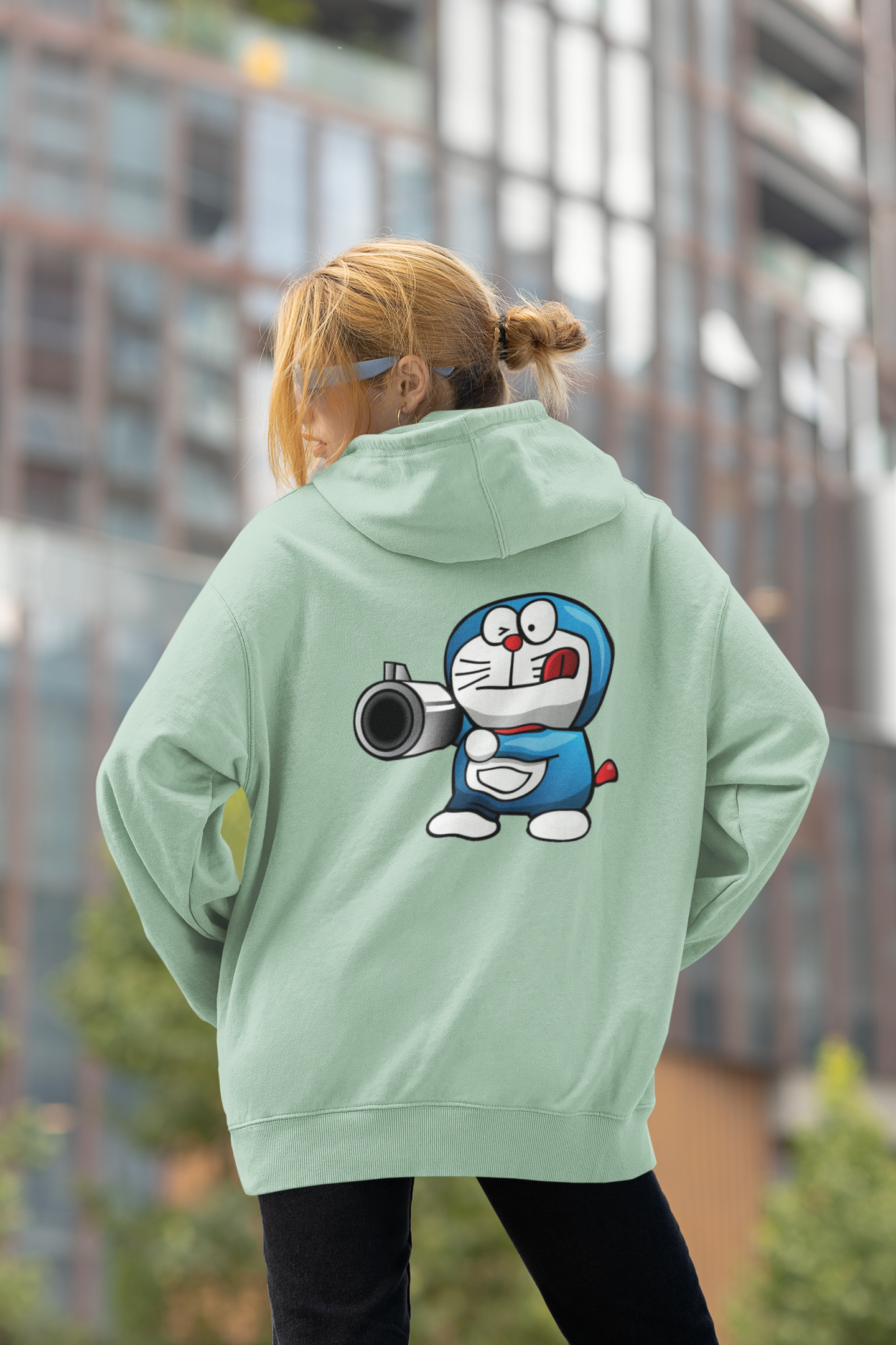 Sudadera unisex extragrande orgánica Slammer con estampado de ropa de calle PISTOLERO para adultos SH - Sudadera unisex extragrande orgánica 2.0