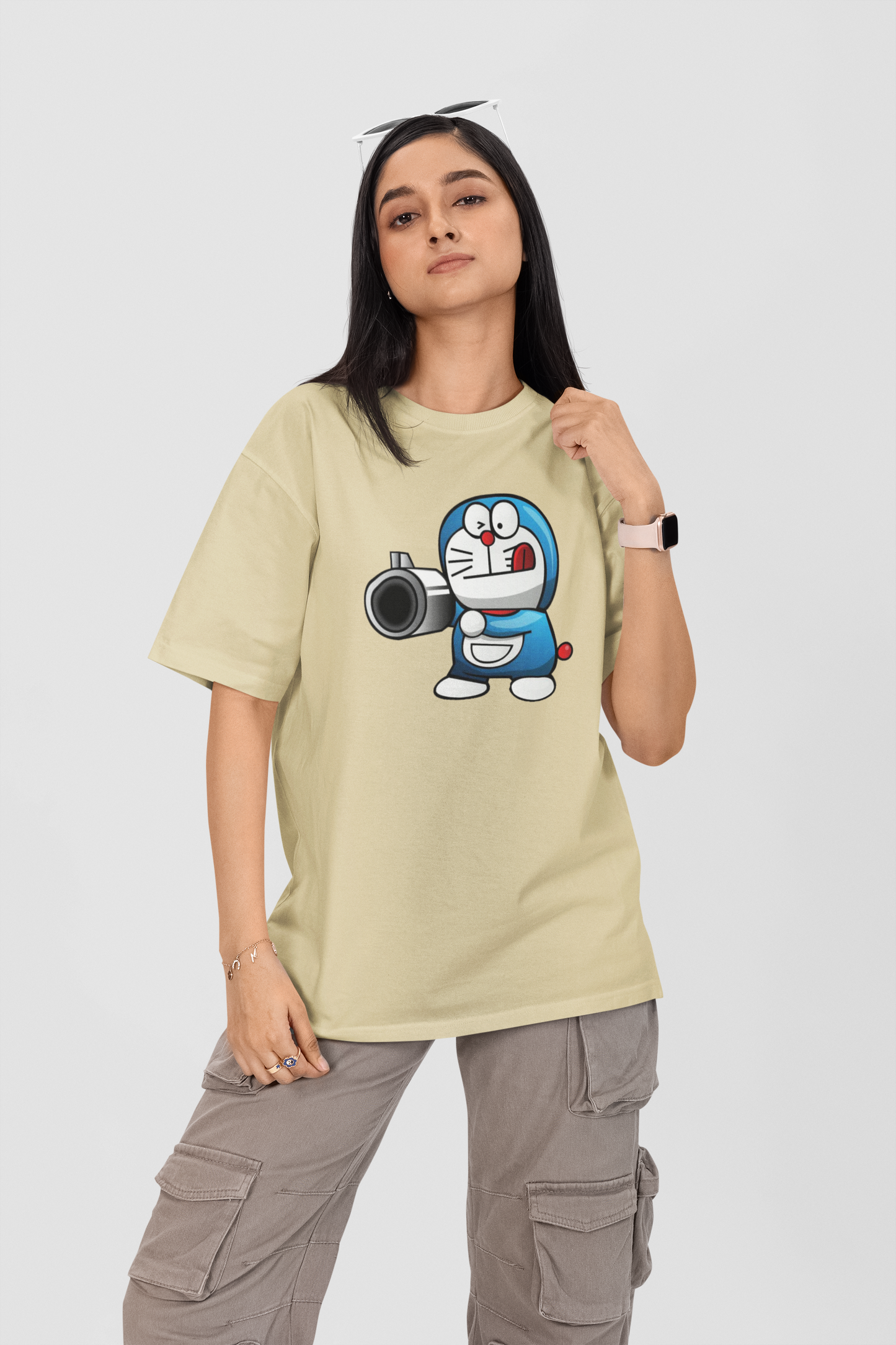 PISTOLERO Streetwear Frontprint - Freestyler Bio Oversized Unisex T-Shirt Erwachsenen SH