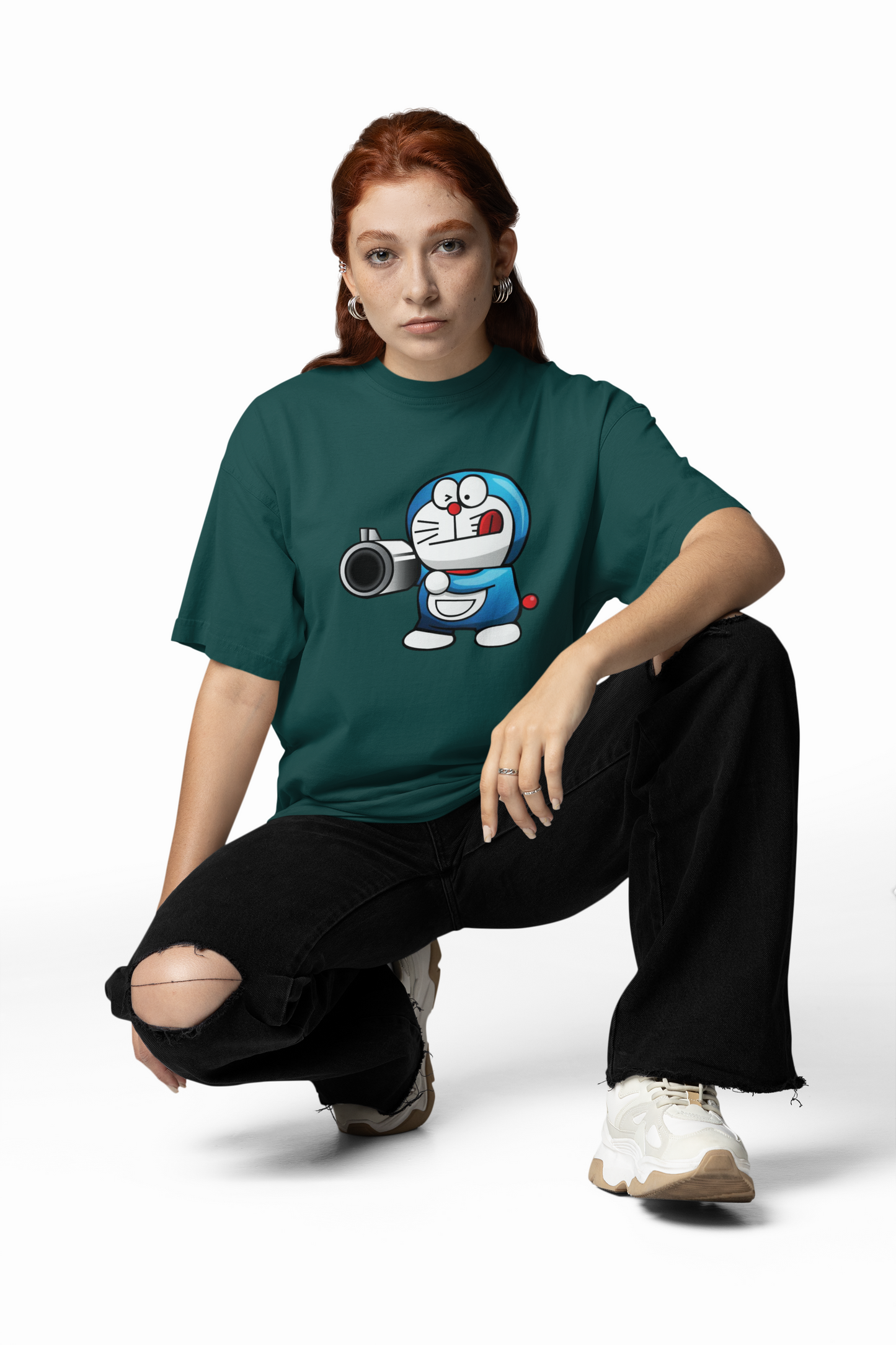PISTOLERO Streetwear Frontprint - Freestyler Bio Oversized Unisex T-Shirt Erwachsenen SH