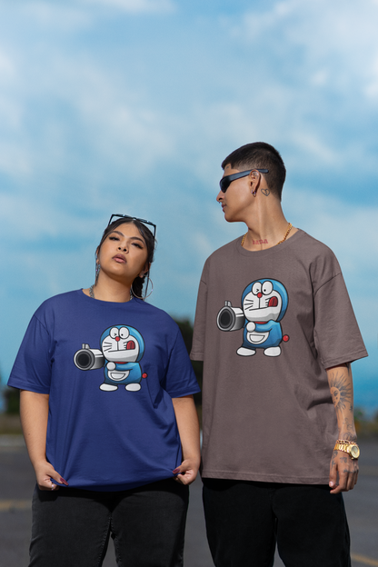 PISTOLERO Streetwear Frontprint - Freestyler Bio Oversized Unisex T-Shirt Erwachsenen SH