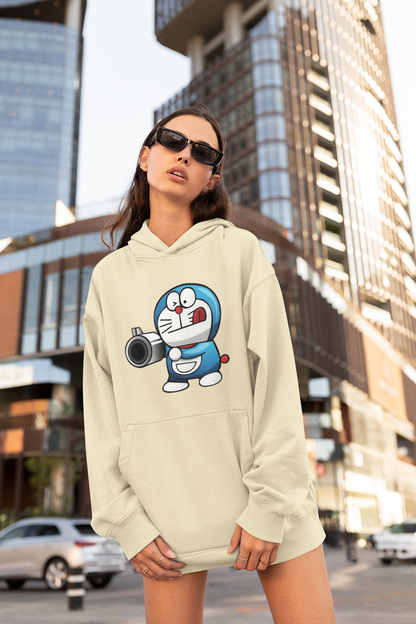 PISTOLERO streetwear estampado frontal - Sudadera con capucha unisex extragrande orgánica Slammer para adultos SH - Sudadera con capucha extragrande orgánica unisex 2.0
