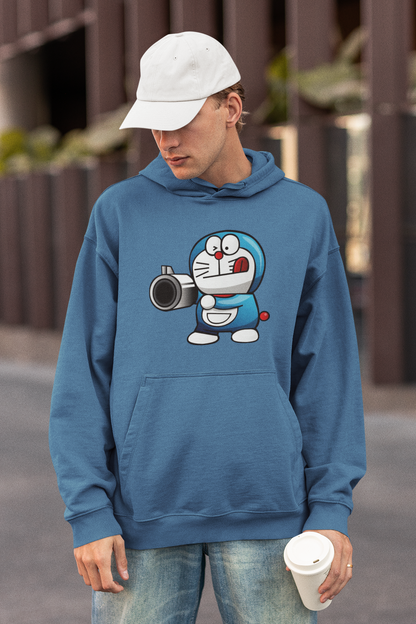 PISTOLERO streetwear estampado frontal - Sudadera con capucha unisex extragrande orgánica Slammer para adultos SH - Sudadera con capucha extragrande orgánica unisex 2.0
