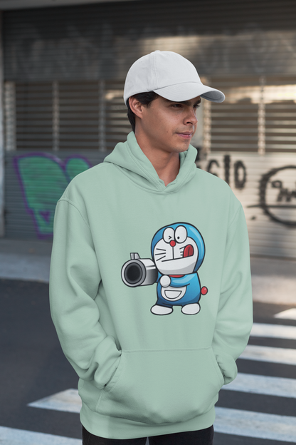 PISTOLERO streetwear estampado frontal - Sudadera con capucha unisex extragrande orgánica Slammer para adultos SH - Sudadera con capucha extragrande orgánica unisex 2.0