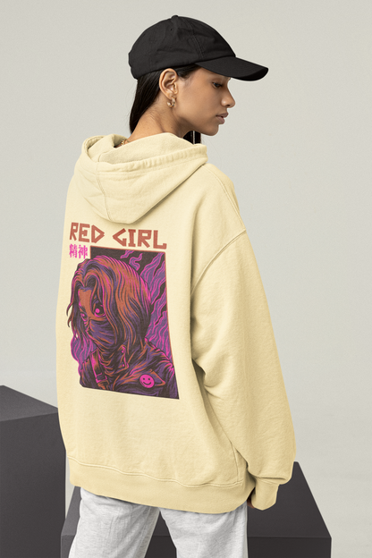 RED GIRL 2 Warrior Streetwear - Slammer Bio Oversized Unisex Hoodie Erwachsenen SH