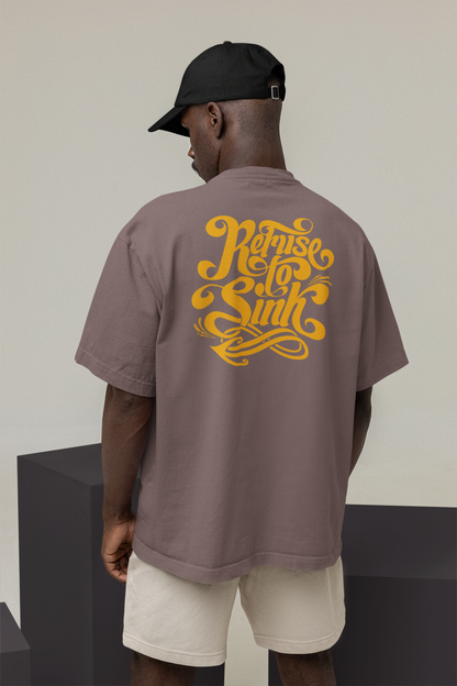 REFUSE TO SINK Streetwear Backprint - Freestyler Bio Oversized Unisex T-Shirt Erwachsene SH
