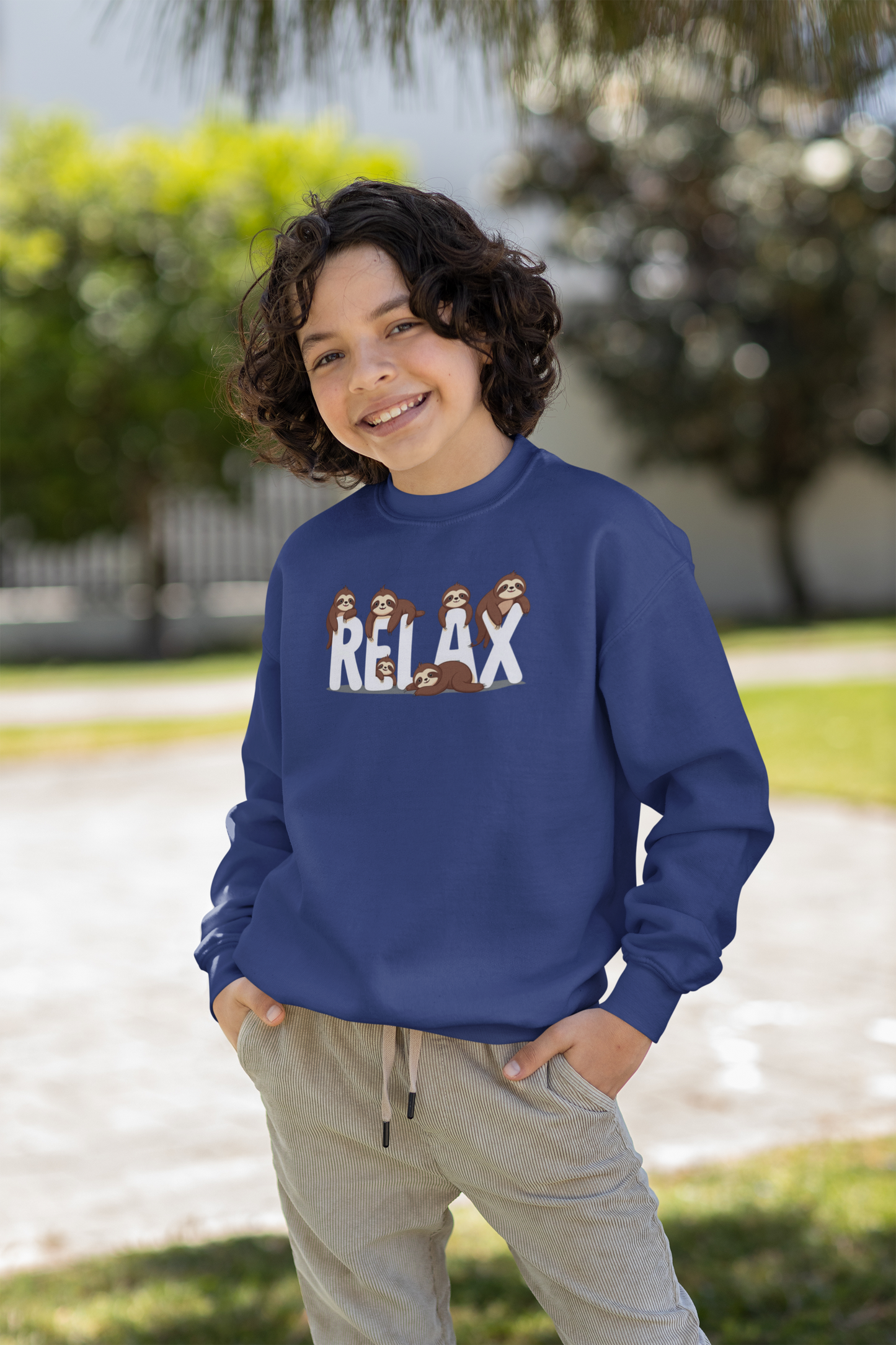 RELAX Faultiere - Unisex Kinder Mini Changer Sweatshirt SH