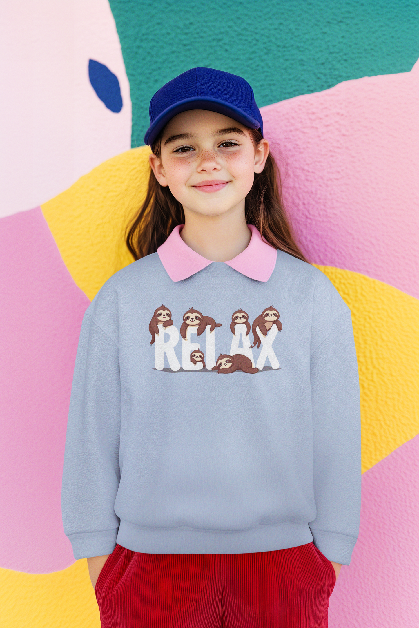 RELAX Faultiere - Unisex Kinder Mini Changer Sweatshirt SH