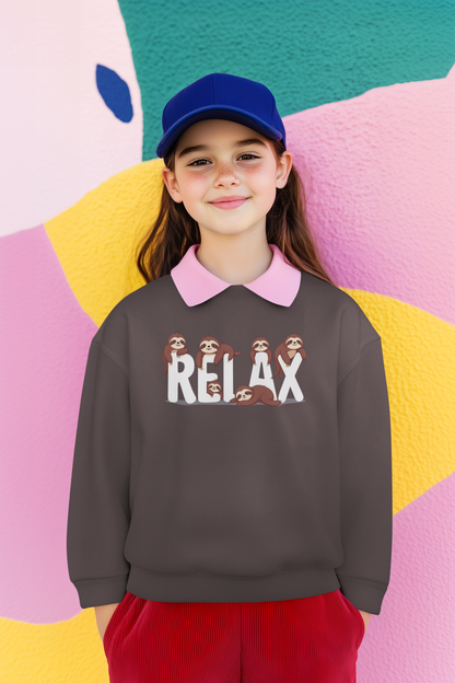 RELAX Faultiere - Unisex Kinder Mini Changer Sweatshirt SH