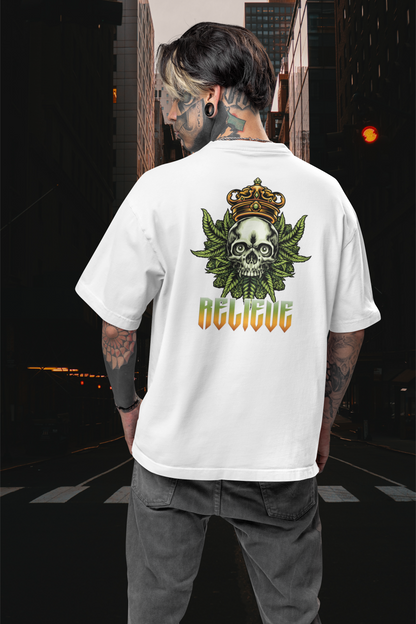 RELIEVE Streetwear Backprint - Freestyler Bio Oversized Unisex T-Shirt Erwachsenen SH