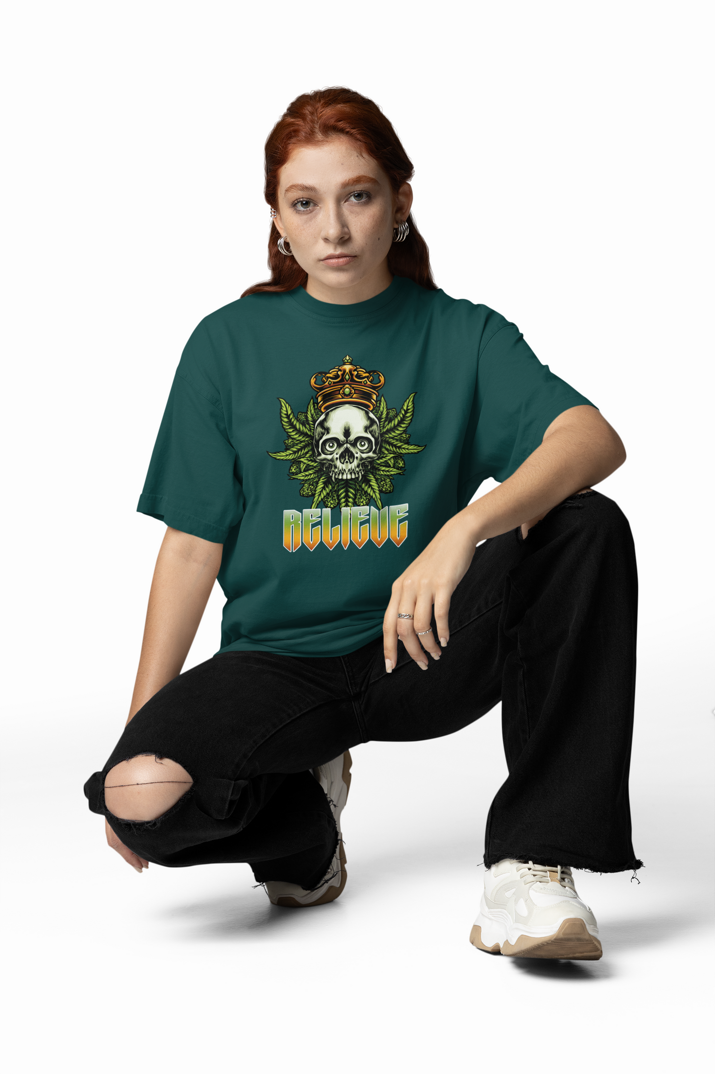 RELIEVE Streetwear Frontprint - Freestyler Bio Oversized Unisex T-Shirt Erwachsenen SH