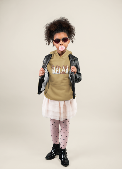 Relax Faultiere Kinder Hoodie Pullover Bio Baumwolle Hochwertig Langlebig - Mini Cruiser Hoodie 2.0 ST/ST SH