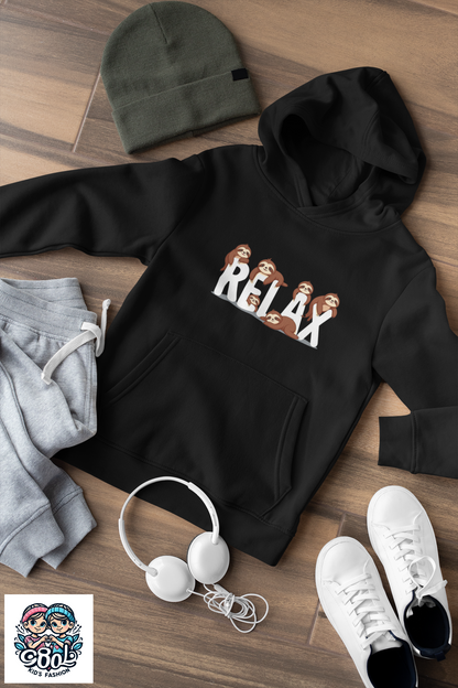 Relax Faultiere Kinder Hoodie Pullover Bio Baumwolle Hochwertig Langlebig - Mini Cruiser Hoodie 2.0 ST/ST SH