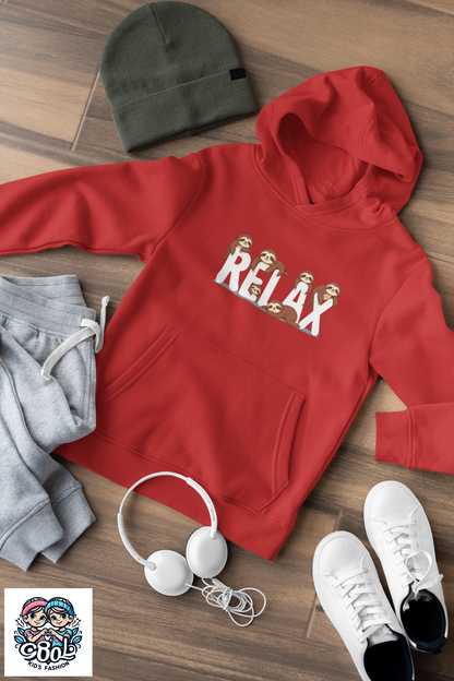 Relax Faultiere Kinder Hoodie Pullover Bio Baumwolle Hochwertig Langlebig - Mini Cruiser Hoodie 2.0 ST/ST SH