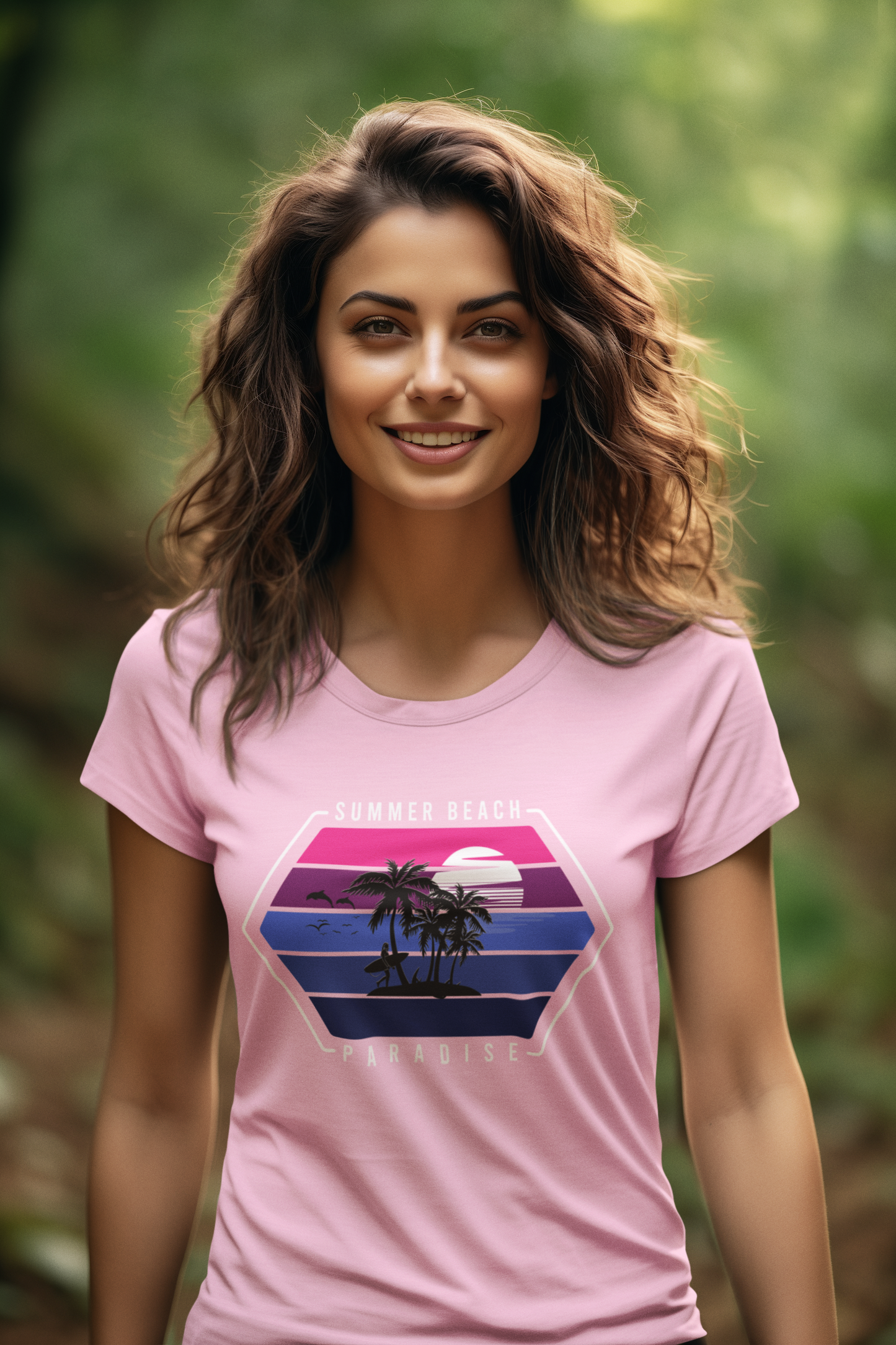 Retro Surfer Sunset - Creator T-Shirt SK