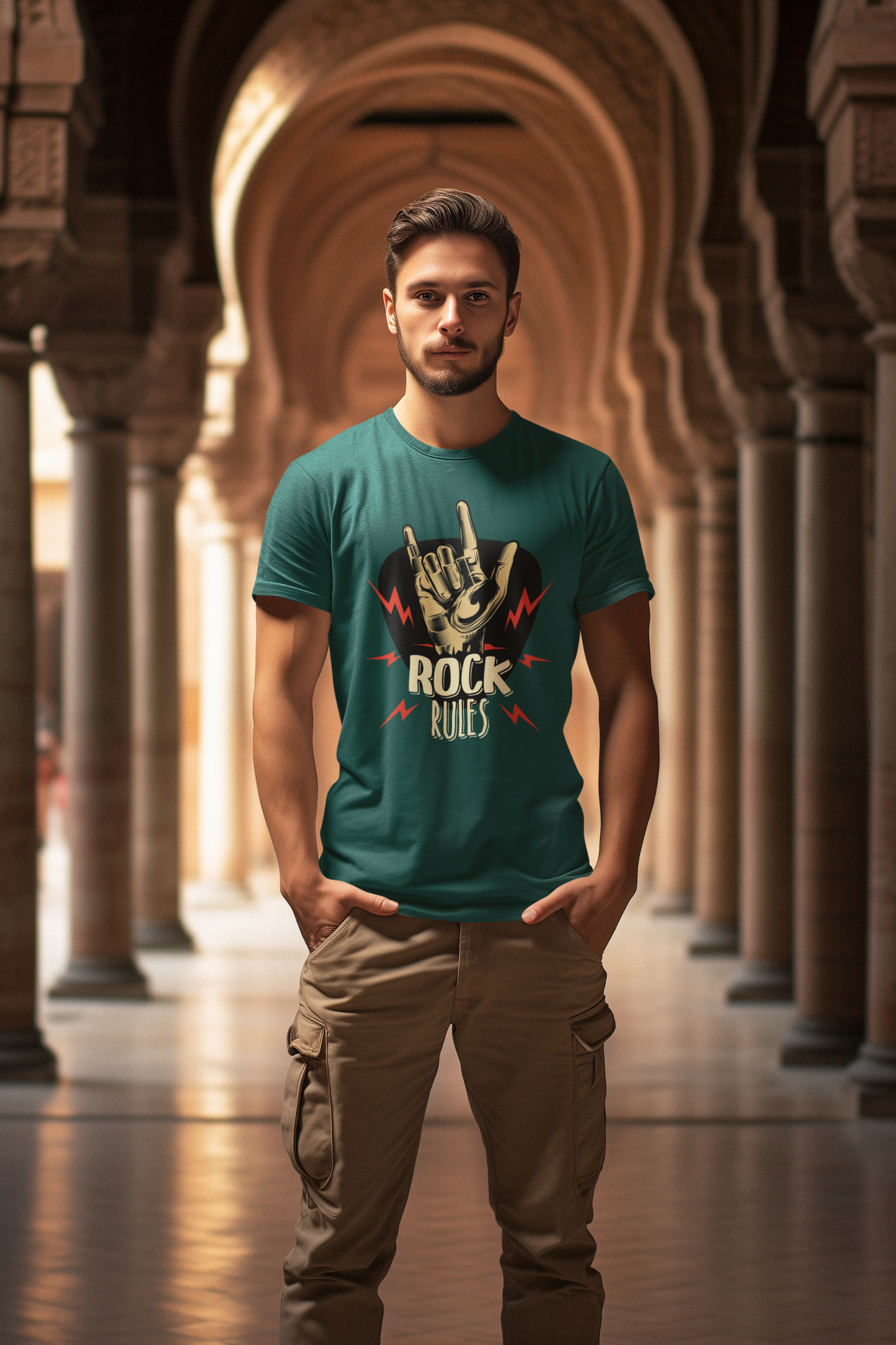 Camiseta Rock Rules Creator