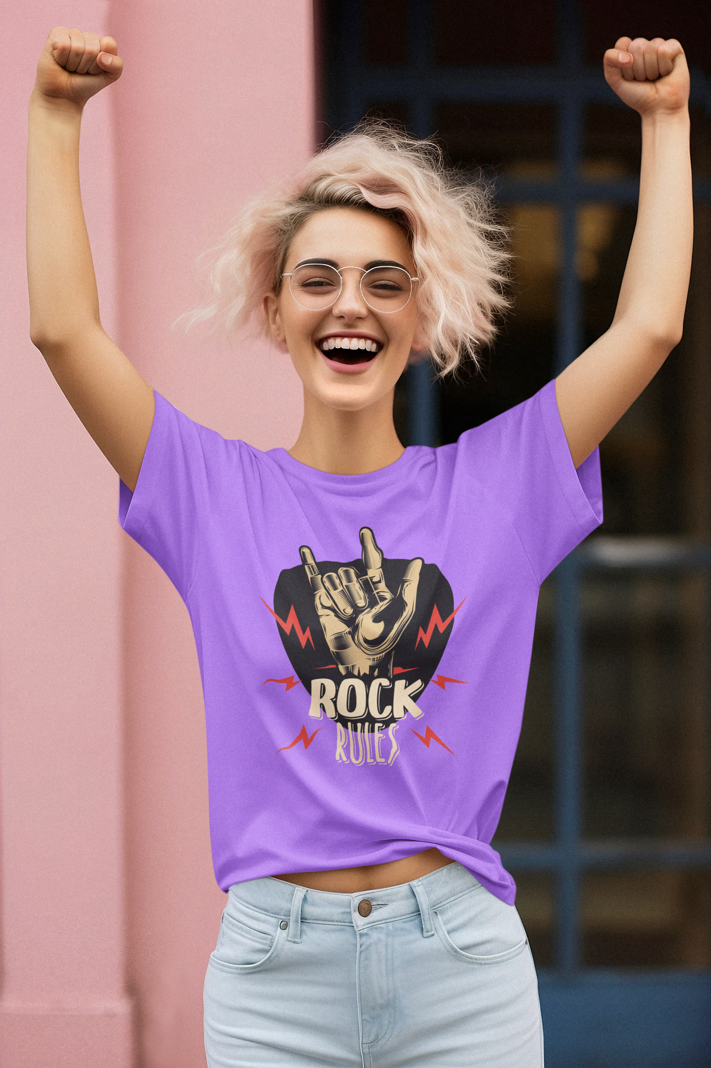 Camiseta Rock Rules Creator