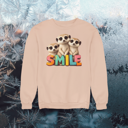 Sudadera infantil Smile Meerkat de algodón orgánico de alta calidad y duradera - Sudadera Mini Changer 2 PCS/PCS SH