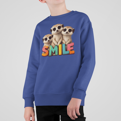 Sudadera infantil Smile Meerkat de algodón orgánico de alta calidad y duradera - Sudadera Mini Changer 2 PCS/PCS SH