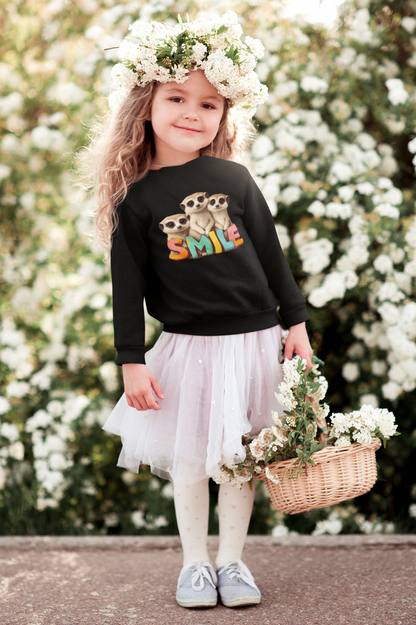 Sudadera infantil Smile Meerkat de algodón orgánico de alta calidad y duradera - Sudadera Mini Changer 2 PCS/PCS SH