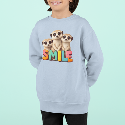 Sudadera infantil Smile Meerkat de algodón orgánico de alta calidad y duradera - Sudadera Mini Changer 2 PCS/PCS SH